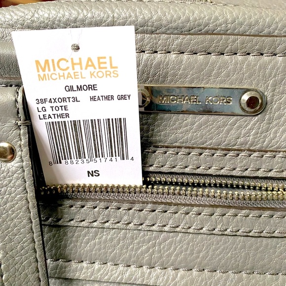 Michael Kors Pebbled Leather Gilmore Tote - Picture 7 of 8